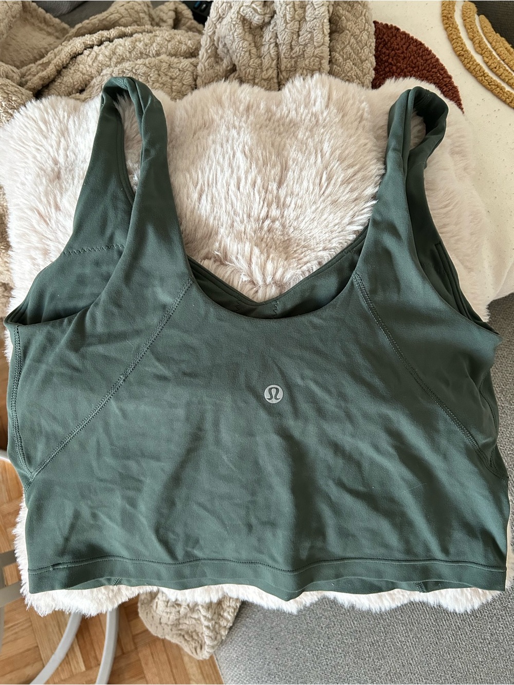 lululemon Align tank top size 10 Green